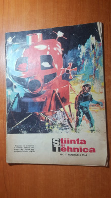 revista stiinta si tehnica ianuarie 1968-art. sistemul energetic national foto