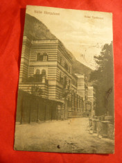 Ilustrata Baile Herculane -Hotel Ferdinand circ. 1923 la Silistra Ed.Xenofon foto