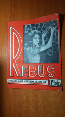 revista rebus nr. 89 din 5 martie 1961 foto