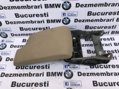 Cotiera piele gri,neagra sau crem originala BMW E90 volan dreapta foto