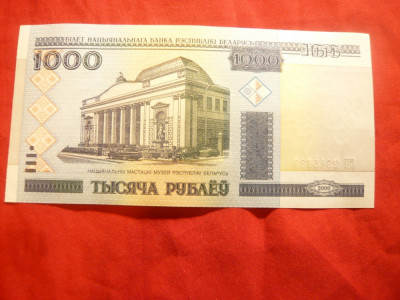 Bancnota 1000 Ruble Belarus 2000 , cal. NC foto