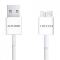 Cablu date SAMSUNG pentru Galaxy Note 3 / Galaxy S5, 1m, Alb foto