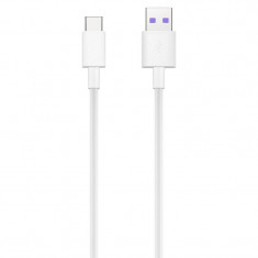 Cablu date HUAWEI, Super Charger, 5A, USB la Type-C, 1m, Alb foto