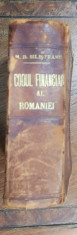 CODUL FINANCIAR AL ROMANIEI de M. B . SILISTEANU , 1895 foto