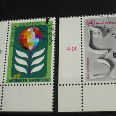 NATIUNILE UNITE VIENA 1980 – ANIVERSARE 35 DE ANI ONU, serie stampilata, A28