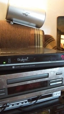 Stereo Satellite Recivier SkyMax Antena satelit foto