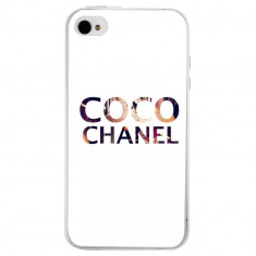 Husa Coco Chanel Background APPLE Iphone 4s foto