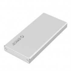 Rack HDD Orico MSA-U3 USB 3.0 mSATA HDD External Enclosure Silver foto