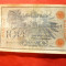 Bancnota 100 marci Germania febr.1908 litera D , cal.buna