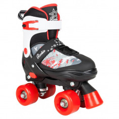 Patine cu rotile Rookie Ace JR V2 black/red foto