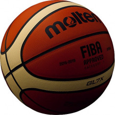 Minge baschet Molten GL7X piele naturala - FIBA OFFICIAL MATCH BALL foto
