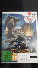 Monster Hunter 3 Tri -Original CD Nintendo Wii videogame foto