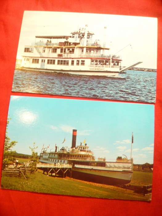 Set 2 Ilustrate SUA - Nave : Ticonderoga 1906 si Showboat