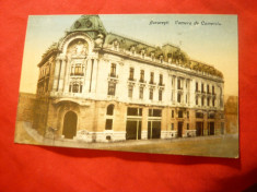 Ilustrata Bucuresti - Camera de Comert circulat 1923 foto