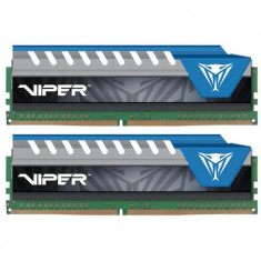 Memorie Patriot Viper Elite Blue 8GB DDR4 2666MHz CL16 1.2v Dual Channel Kit foto