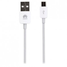 Cablu date HUAWEI, USB la MicroUSB, 1m, Alb foto