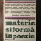MATERIE SI FORMA IN POEZIE-ALONSO AMADO