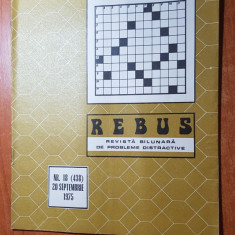 revista rebus nr. 438 din 20 septembrie 1975