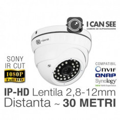 Camera de supraveghere ICSAV-IP2400S V1, Dome Anti-Vandal, SONY, Full HD foto