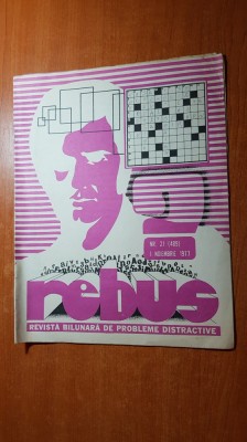 revista rebus nr. 489 din 1 noiembrie 1977 foto