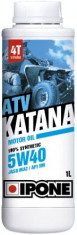 Ulei ATV 4T Ipone Katana ATV 5W40 100% Sintetic - JASO MA2 - API SM, 220L Cod Produs: MX_NEW 800166IP foto