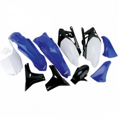 Kit plastice Yamaha YZF450 2010, albastru/alb/negru, culoare OEM Cod Produs: MX_NEW 14030613PE foto