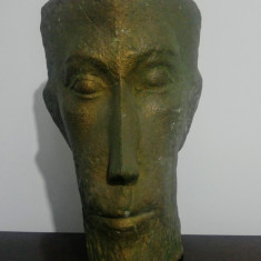 Chip de barbat// sculptura lut, ceramica