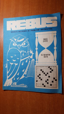 revista rebus nr. 522 din 15 martie 1979 foto