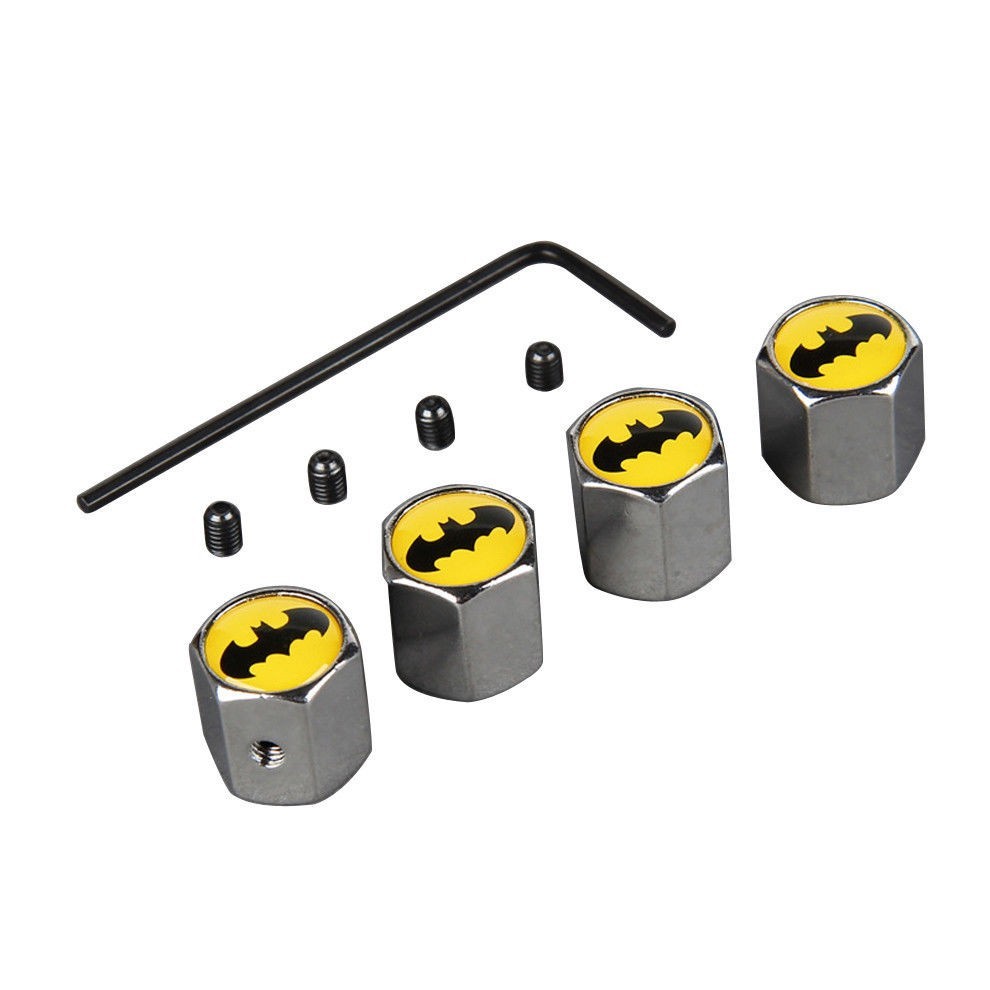 Set 4 capacele ventil roti Batman antifurt capace | Okazii.ro