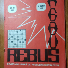 revista rebus nr. 480 din 15 iunie 1977