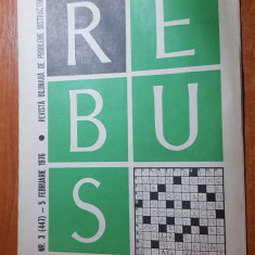 revista rebus nr. 447 din 5 februarie 1976