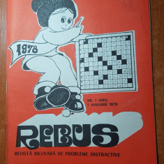 revista rebus nr. 493 din 1 ianuarie 1978