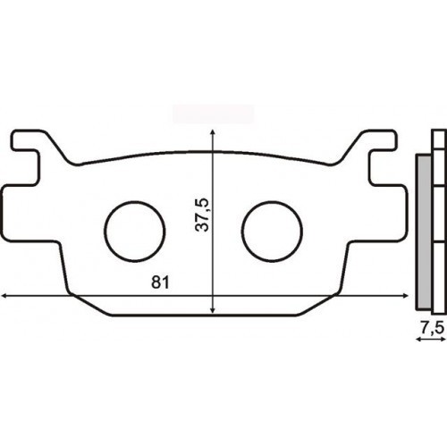 Placute frana sinter Honda Jazz 250 spate Cod Produs: MX_NEW 225102563RM foto mare Placute frana sinter Honda Jazz 250 spate Cod Produs: MX_NEW 225102563RM foto mare