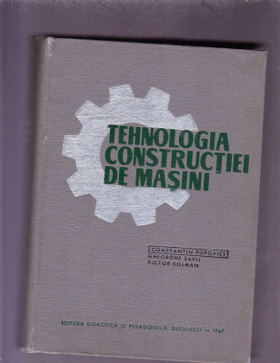 TEHNOLOGIA CONSTRUCTIEI DE MASINI foto