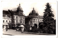 Cluj Kolozsvar turnurile gemene din centru,ilustrata animata circulata in 1940 foto