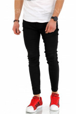 Blugi barbati conici skinny casual - COLECTIE NOUA - A1095 foto