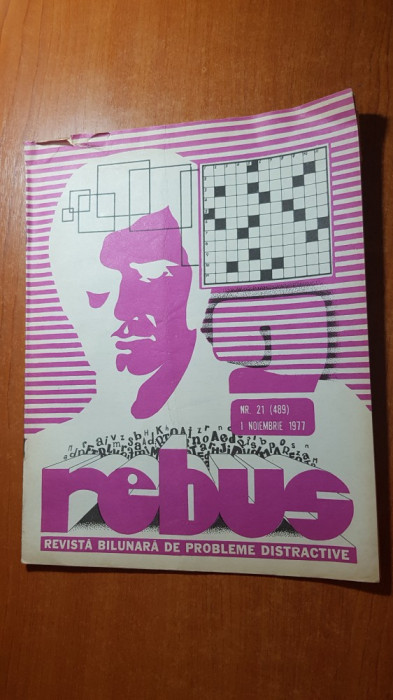 revista rebus nr. 489 din 1 noiembrie 1977 -total necompletata