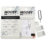 Set adaptor nano-sim, micro-sim cheita iphone, culoare alb sau negru