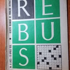 revista rebus nr. 452 din 15 aprilie 1976