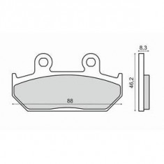 Placute frana Honda CB 250 fata Cod Produs: MX_NEW 225103170RM foto