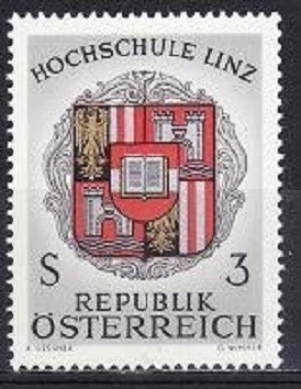 AUSTRIA 1966 – STEMA ORAS LINZ, timbru nestampilat UN137 AUSTRIA 1966 – STEMA ORAS LINZ, timbru nestampilat UN137