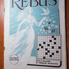 revista rebus nr. 501 din 1 mai 1978