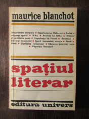 SPATIUL LITERAR -MAURICE BLANCHOT foto