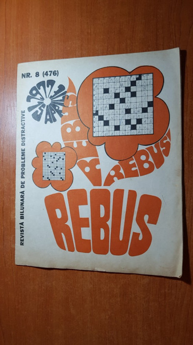 revista rebus nr. 476 din 15 aprilie 1977