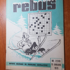 revista rebus nr. 518 din 15 ianuarie 1979 - total necompletata