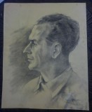 Portret barbat// creion pe hartie, Nelly Stiubei, Peisaje, Acuarela, Avangardism