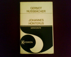 Gernot Nussbacher Johannes Honterus, monografie, versiunea romana foto