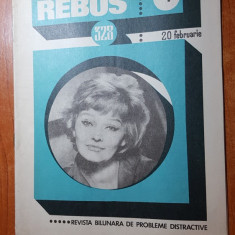 revista rebus nr. 328 din 20 februarie 1971-doar 2 rebusuri completate
