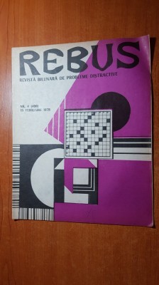 revista rebus nr. 496 din 15 februarie 1978 foto