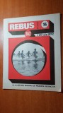 Revista rebus nr.362 din 20 iulie 1972